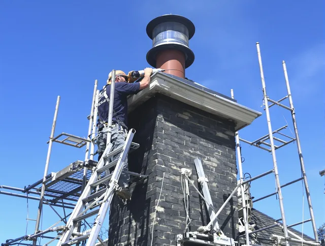Sturdy chimney crown finished by Shaker Heights Chimney Sweep in Shaker Heights, OH