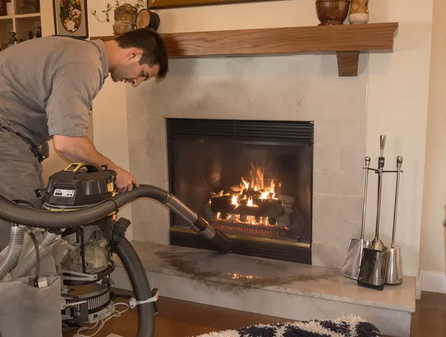 Routine fireplace upkeep by Shaker Heights Chimney Sweep in Shaker Heights, OH